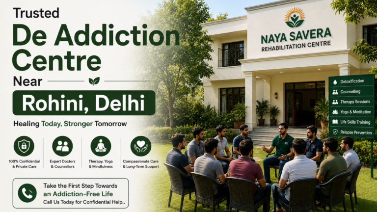 Trusted De Addiction Centre Near Rohini, Delhi