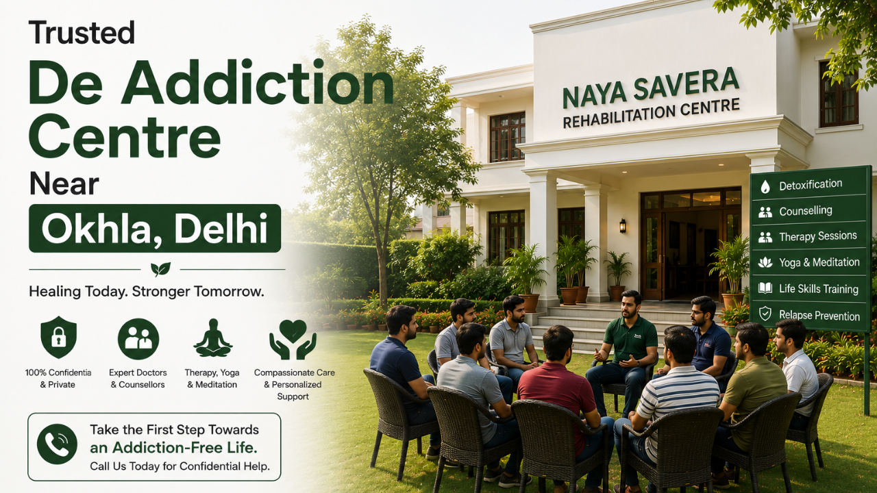 Trusted De Addiction Centre Near Okhla, Delhi