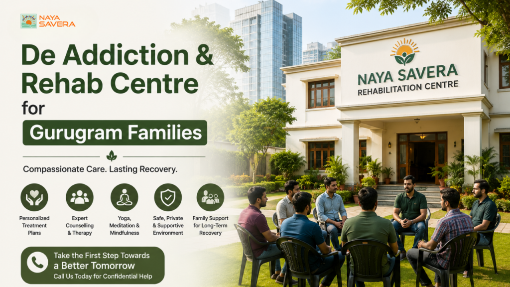 Trusted De Addiction & Rehab Centre for Gurugram Families