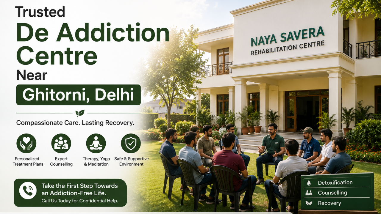 Trusted De Addiction Centre Near Ghitorni, Delhi