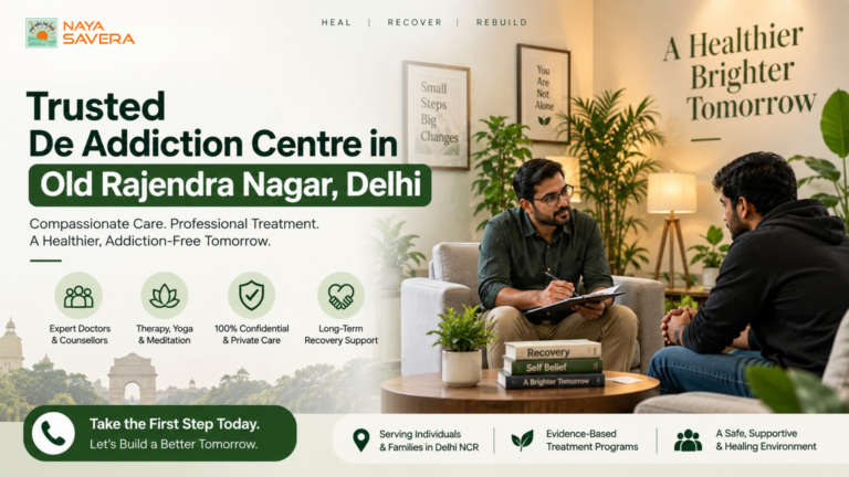 Trusted De Addiction Centre in Old Rajinder Nagar, Delhi