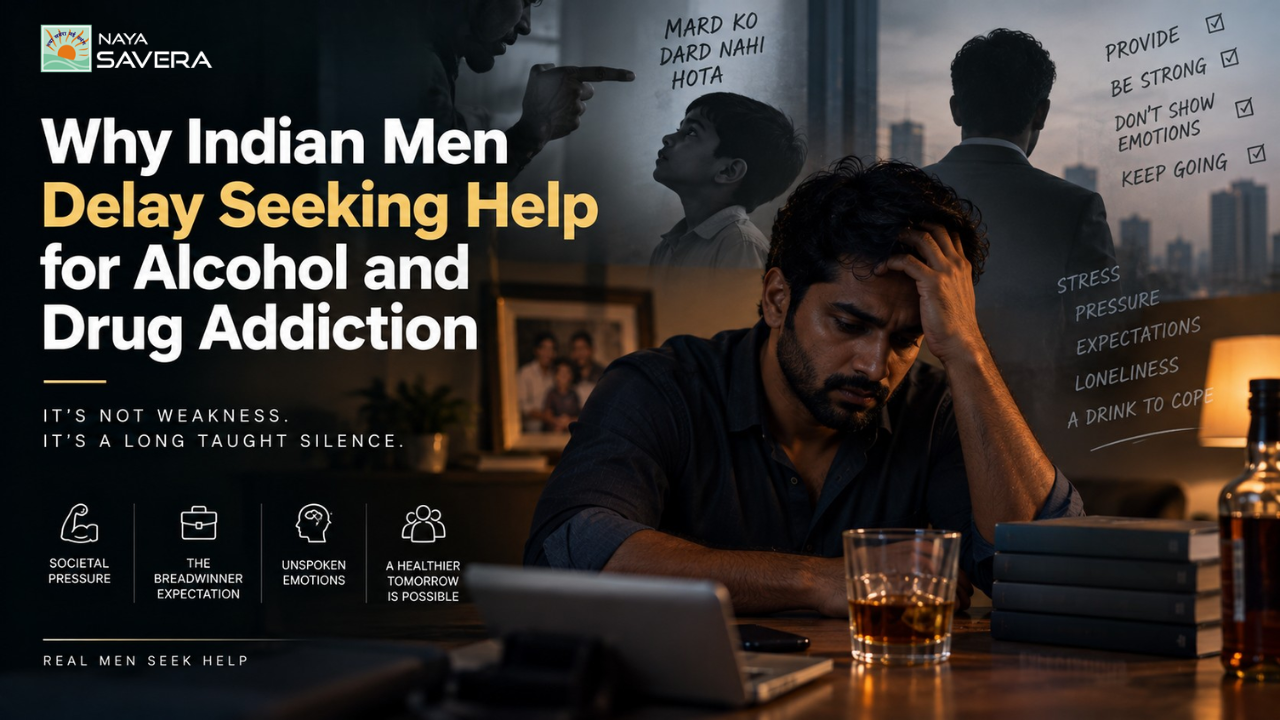 Why Indian Men Delay Seeking Help for Alcohol and Drug Addiction
